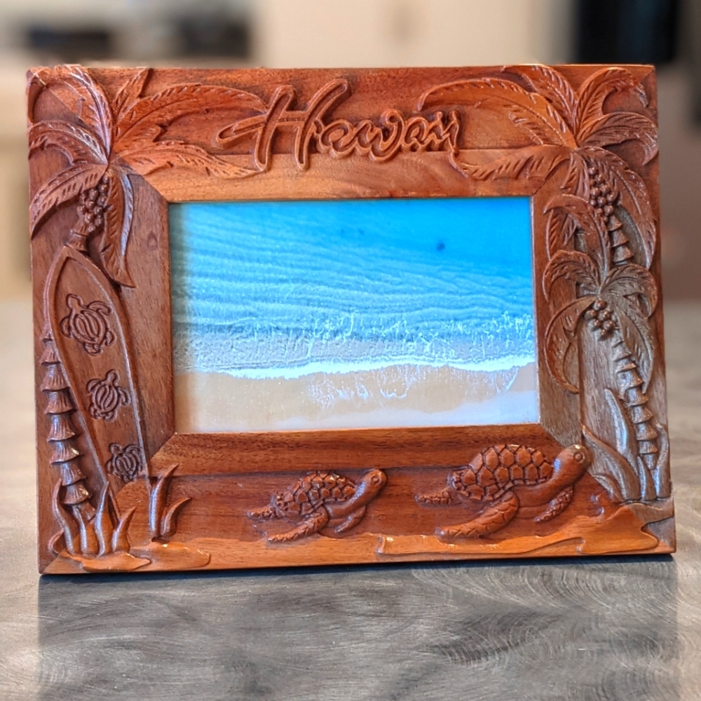 Hawaii  Koa Wood Frame